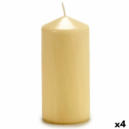 Vela 15,5 cm Crema (4 Unidades)