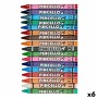 Crayons gras de couleur Multicouleur (6 Unités)