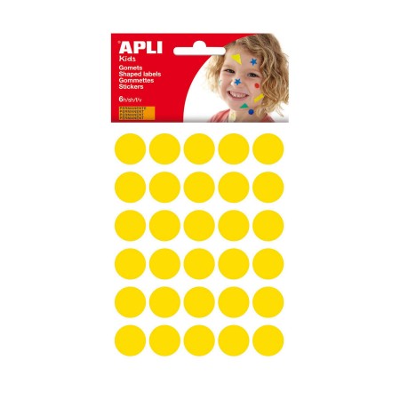 Pegatinas Apli Gomet Ø 20 mm 180 Unidades