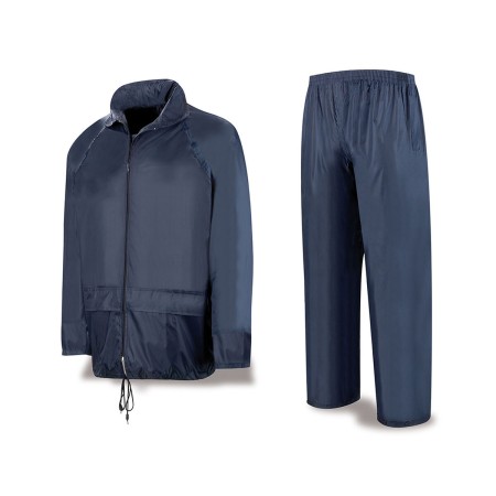 Traje Meteo Impermeable Poliéster Azul marino