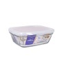 Fiambrera Rectangular con Tapa Duralex Freshbox Transparente 1,1 L