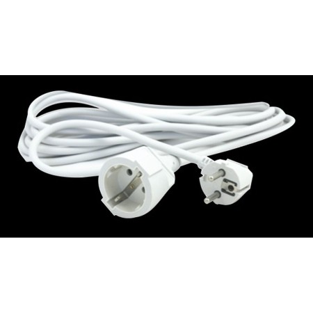 Câble de Rallonge Schuko Silver Electronics Blanc