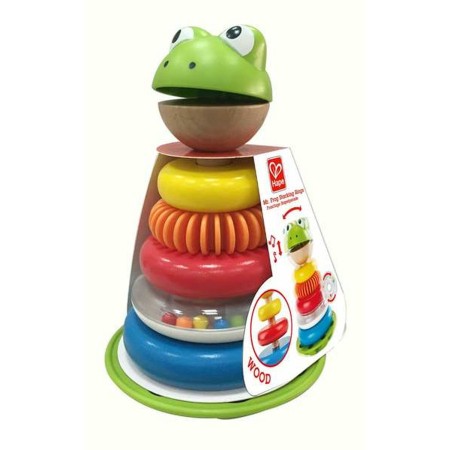 Bloques Apilables Hape Sr Frog Multicolor