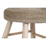 Reposapiés DKD Home Decor Marrón Yute Natural Urbano 50 x 50 x 35 cm
