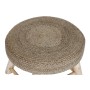 Repose-pied DKD Home Decor Marron Jute Naturel Urbaine 50 x 50 x 35 cm