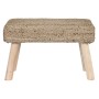 Reposapiés DKD Home Decor Marrón Yute Natural Urbano 60 x 30 x 40 cm