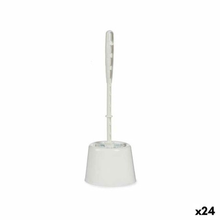 Brosse de salle de wc Blanc Plastique 13 x 36,5 x 13 cm (24 Unités)