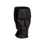 Jarrón 3D Cara Negro Poliresina 12 x 24,5 x 16 cm (4 Unidades)