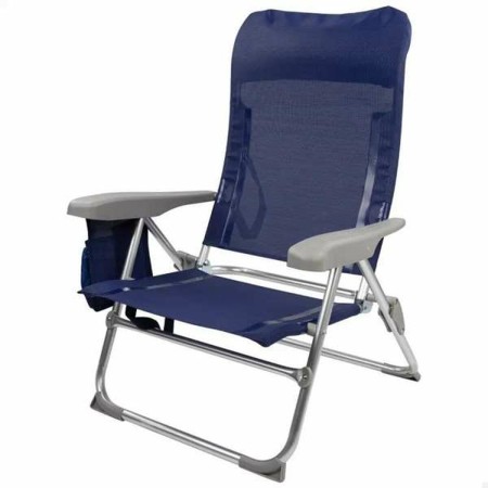 Chaise de Plage Colorbaby Madeira Pliable Blue marine 46 x 58 x 87 cm