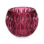 Bougeoir Hexagones Rose Verre 11 x 9 x 11 cm (6 Unités)