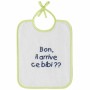 Ensemble de Bavoirs Babycalin Message Print 20 x 25 cm 7 Unités Blanc