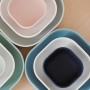 Ensemble de récipients pour aliments pour bébés Béaba Bleu Silicone 3 Pièces
