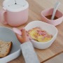Ensemble de récipients pour aliments pour bébés Béaba Rose Silicone 3 Pièces