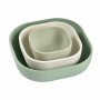 Set de Recipientes para Comida de Bebé Béaba Verde Silicona 3 Piezas