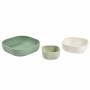 Set de Recipientes para Comida de Bebé Béaba Verde Silicona 3 Piezas