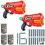 Set 2 Pistolas Lanzadardos Zuru X-Shot Reflex 6 28,5 x 17 x 5,5 cm (6 Unidades)