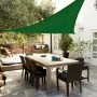 Toldo Aktive Triangular 500 x 0,5 x 500 cm Poliéster Verde (4 Unidades)