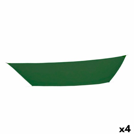 Auvent Aktive Triangulaire 300 x 0,5 x 400 cm Polyester Vert (4 Unités)