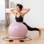 Pelota de Yoga con Anillo de Estabilidad y Bandas de Resistencia AshtanBall InnovaGoods Rosa (Reacondicionado B)