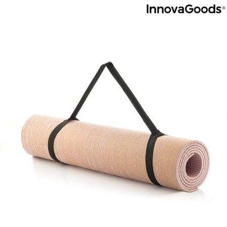 Tapis de yoga en jute Jumat InnovaGoods Marron (Reconditionné A+)