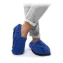 Chaussons Chauffants Micro-ondes InnovaGoods Bleu (Reconditionné A)