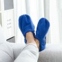 Chaussons Chauffants Micro-ondes InnovaGoods Bleu (Reconditionné A)