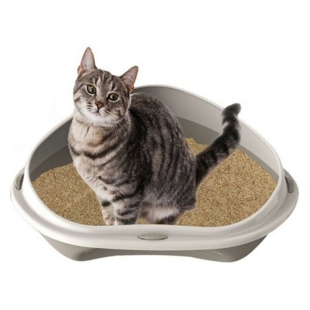 Bac à litière pour chats Georplast Gris Plastique (Reconditionné B)