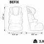 Silla para el Coche Nania Befix II (15-25 kg) Cebra