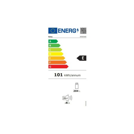 Frigorífico combinado Balay 3FIE434S Acero
