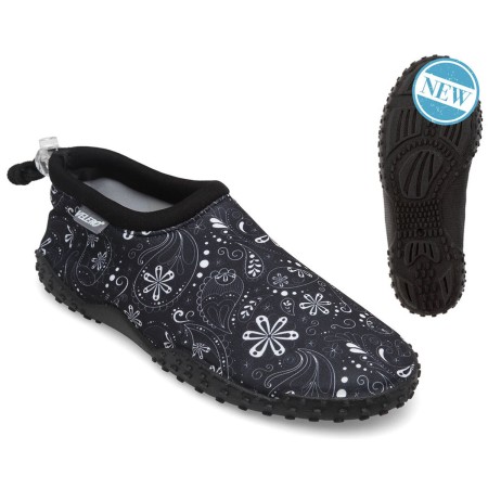 Chaussons Mandala Adultes unisexes Noir Blanc