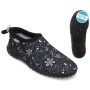 Chaussons Mandala Adultes unisexes Noir Blanc
