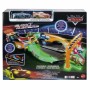 Pista Lanzadora Cars Glow Racers Brilla en la Oscuridad