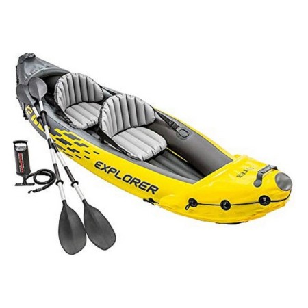 Canoa Hinchable Intex Explorer K2 + Remos (312 x 91 x 51 cm) (Reacondicionado A+)