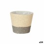 Cache-pot 15 x 15 x 14 cm Gris Naturel Corde Plastique (24 Unités)