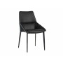 Fauteuil Tressé Bleu Noir Acier 50 x 87 x 61 cm (2 Unités)