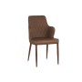 Fauteuil Losanges Marron Noir Acier 53 x 90 x 43 cm (2 Unités)