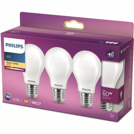 Lámpara LED Philips Bombilla 7 W 60 W A+ E 806 lm (2700k)