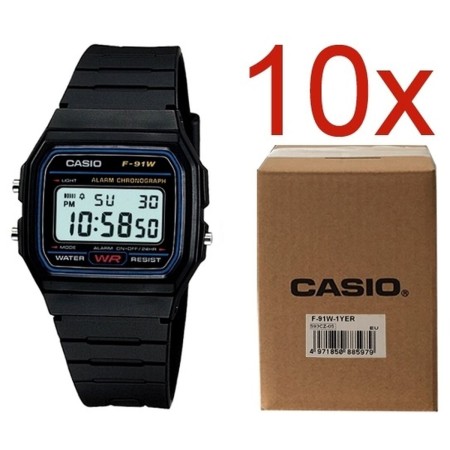 Montre Unisexe Casio F-91W-1YER