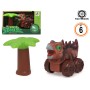 Petite voiture-jouet Dinosaur Series Marron