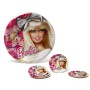 Jeu de 5 plats Barbie Ø 20,5 cm