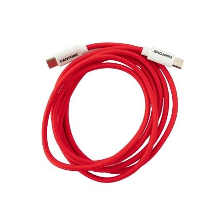 Câble USB C Pantone 1,5 m Rouge