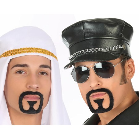 Moustache Noir Accessoires de costumes Arabe