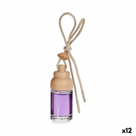 Ambientador para Coche Lavanda Madera Vidrio 8 ml (12 Unidades)