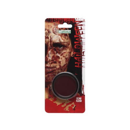 Maquillage Scar Flesk Halloween Marron