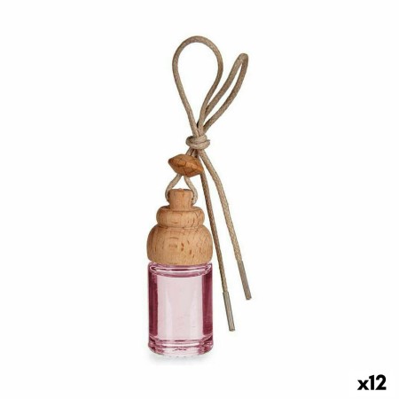 Ambientador para Coche Fresa Nata Madera Vidrio 8 ml (12 Unidades)
