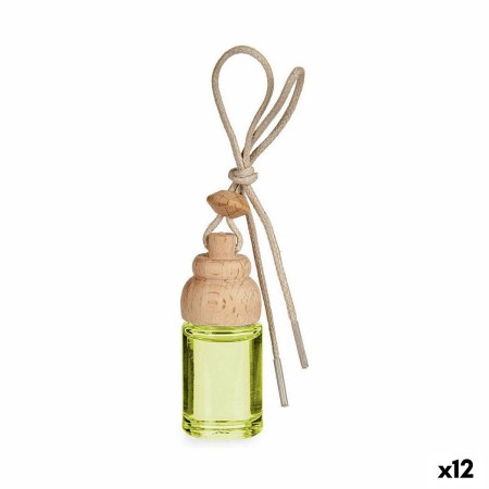 Ambientador para Coche Bambú Madera Vidrio 8 ml (12 Unidades)