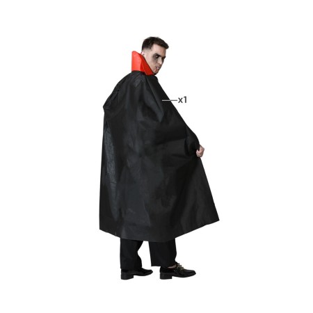 Cape Noir Vampire Polyester (Taille unique)