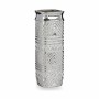 Vase Rectangulaire Argenté Céramique 10 x 30 x 10 cm (6 Unités)