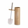 Brosse de salle de wc Tropical Bath Blanc Beige Acier Plastique 9,5 x 37,5 x 9,5 cm (12 Unités)