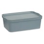 Boîte de rangement avec couvercle Gris Plastique 14 L 29,5 x 14,3 x 45 cm (12 Unités)